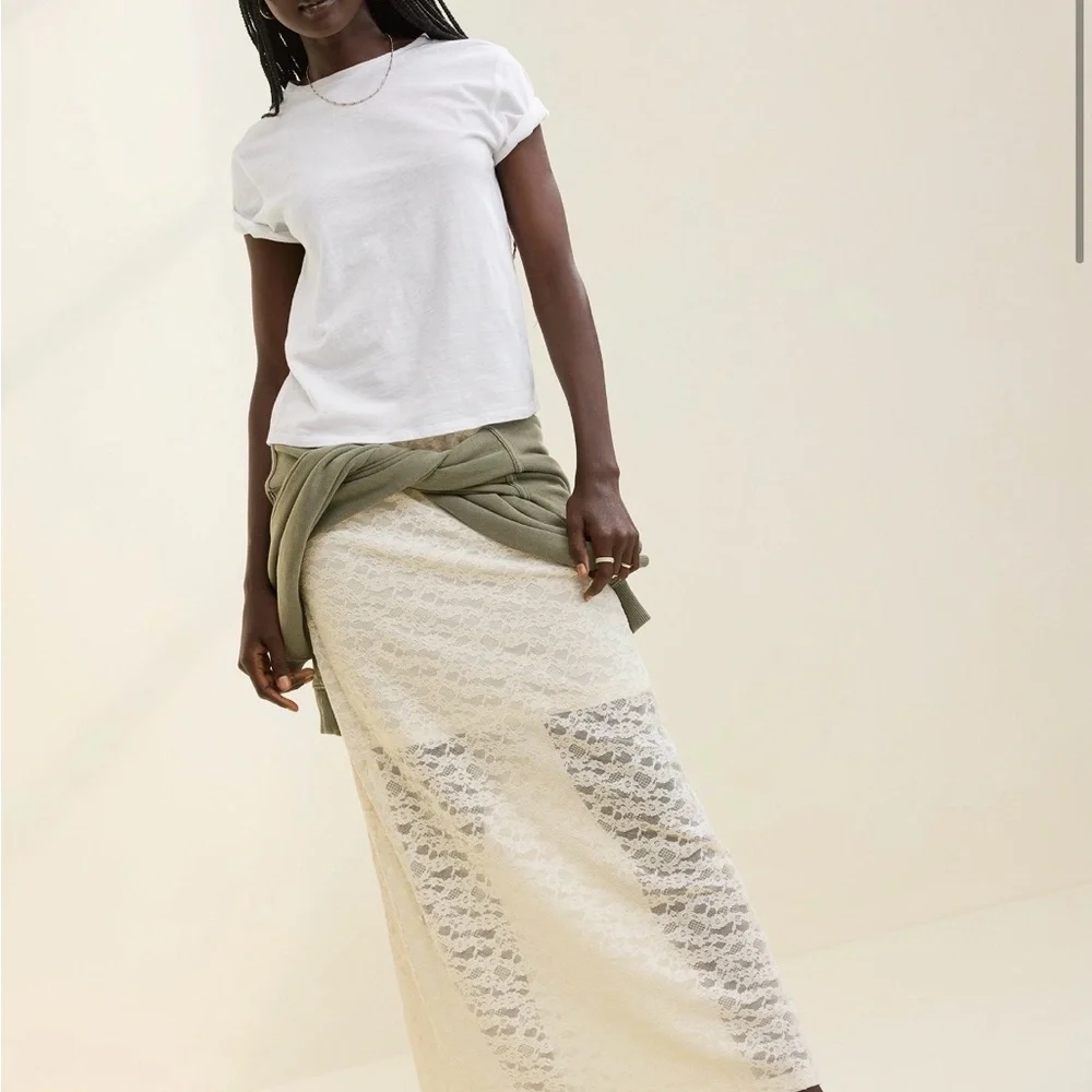 Aerie vintage lace maxi skirt - Picture 2 of 2